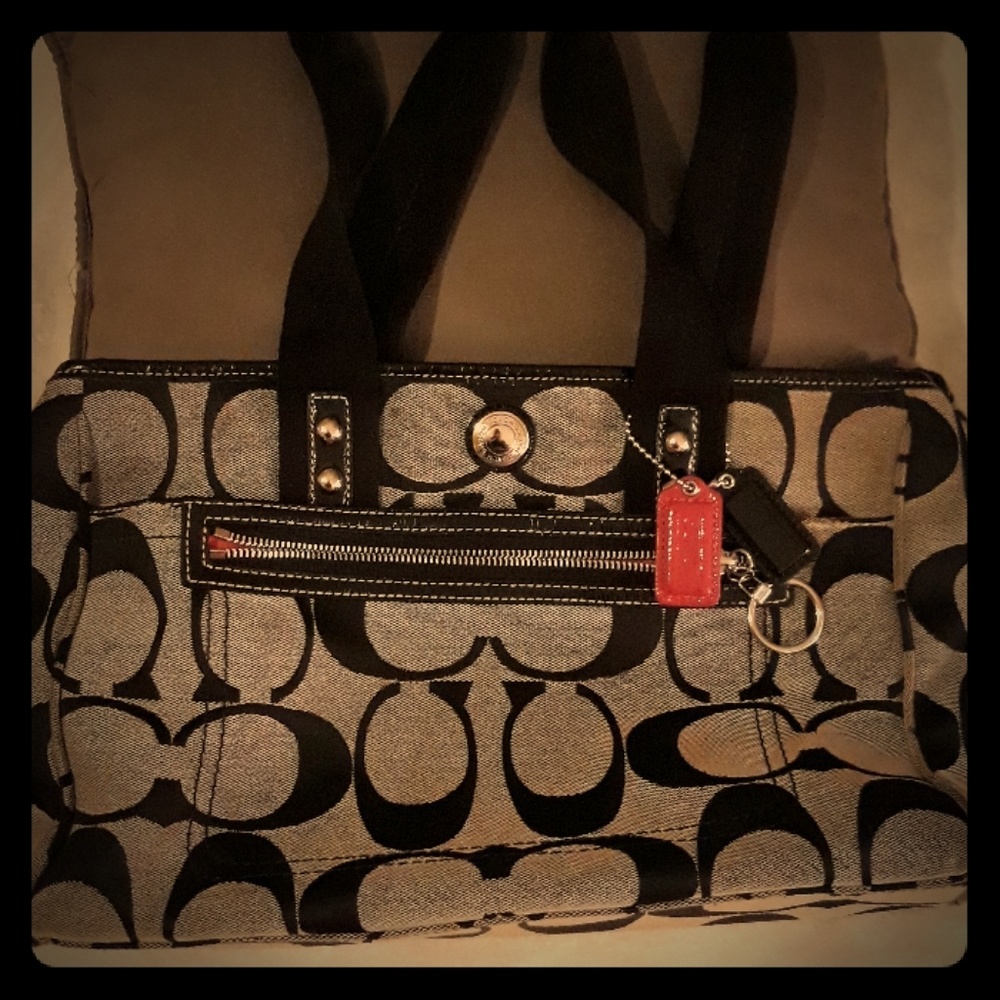 Gorgeous Canvas Coach Bag - Gently Used - Medium